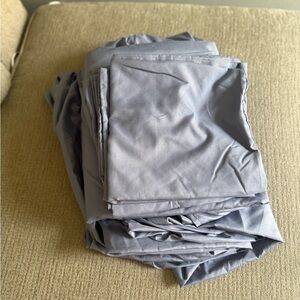 Serta Dusty Blue King Bed Sheets